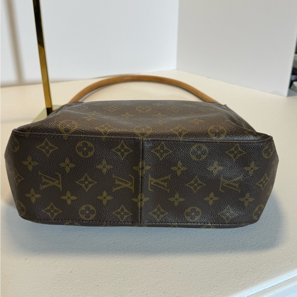 Louis Vuitton Brown Monogram Looping Shoulder Bag - Picture 6 of 15